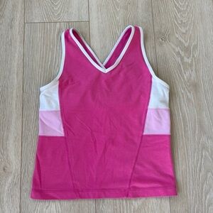 Danskin Tank with Built in Bra L